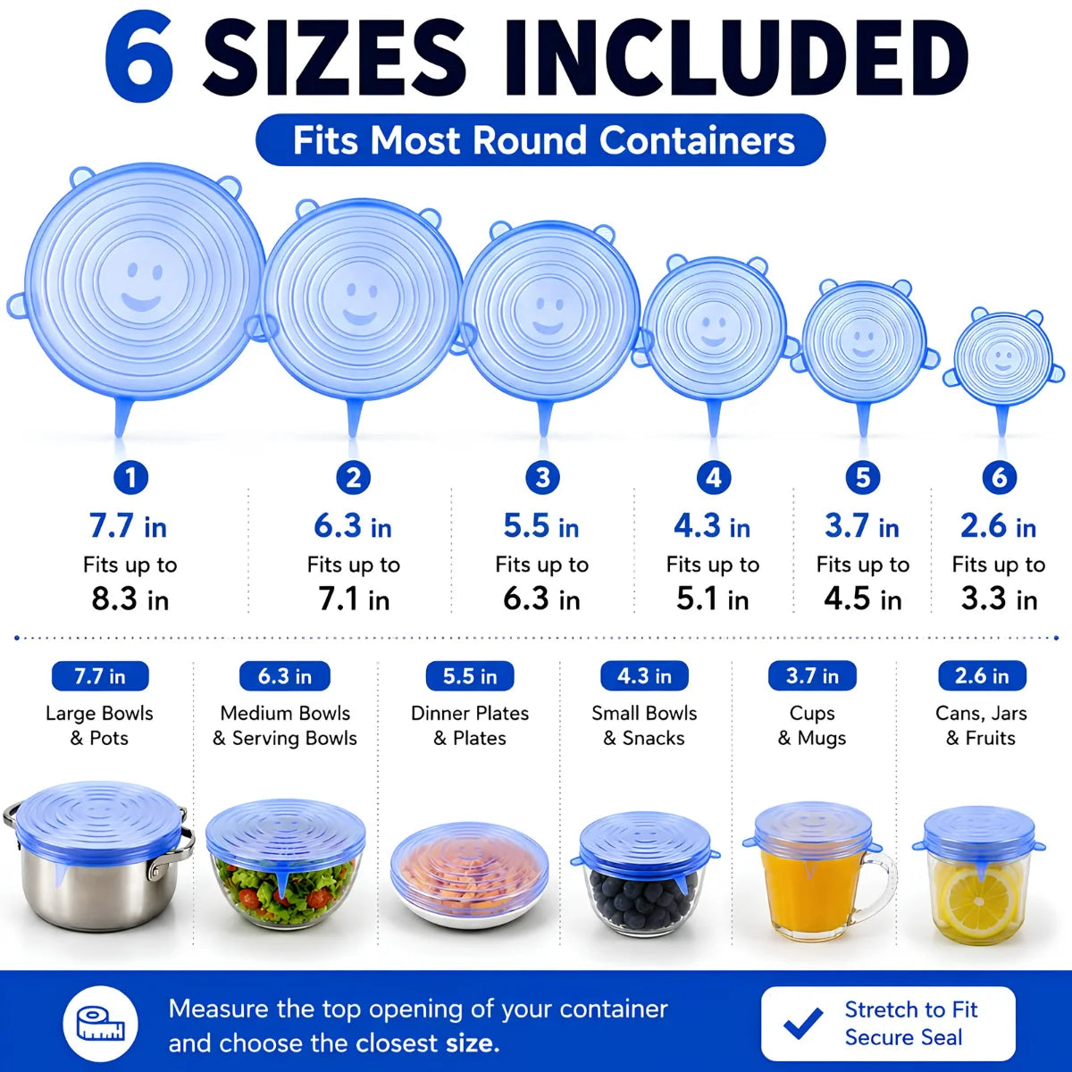 FreshSeal™ Stretch Lids