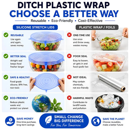 FreshSeal™ Stretch Lids