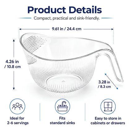 EasyRinse™ Drain Bowl