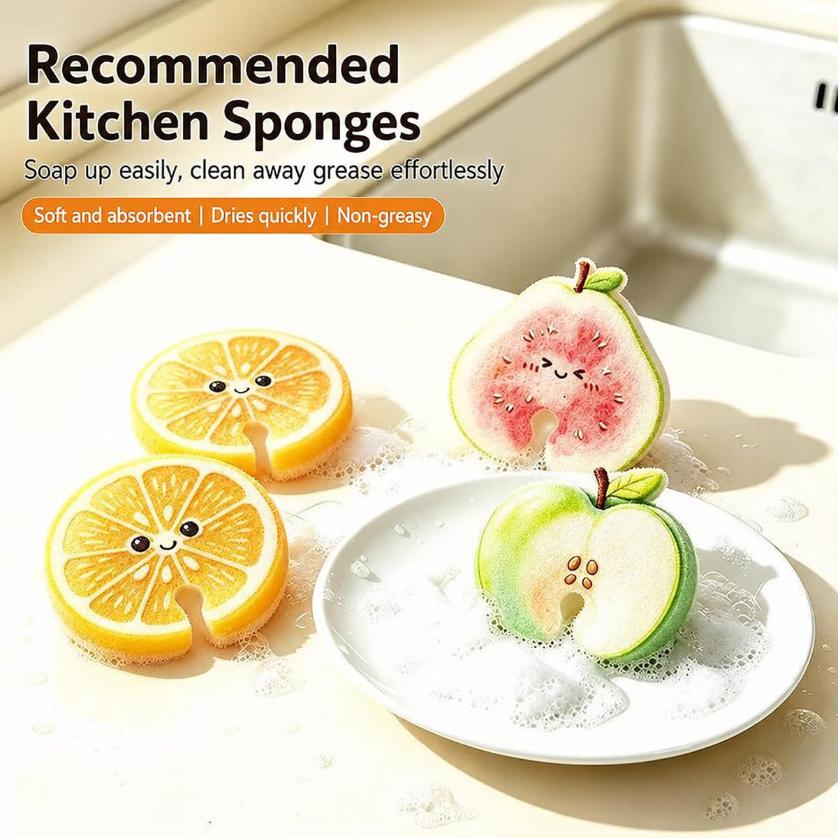 SoftPop™ Kitchen Sponges
