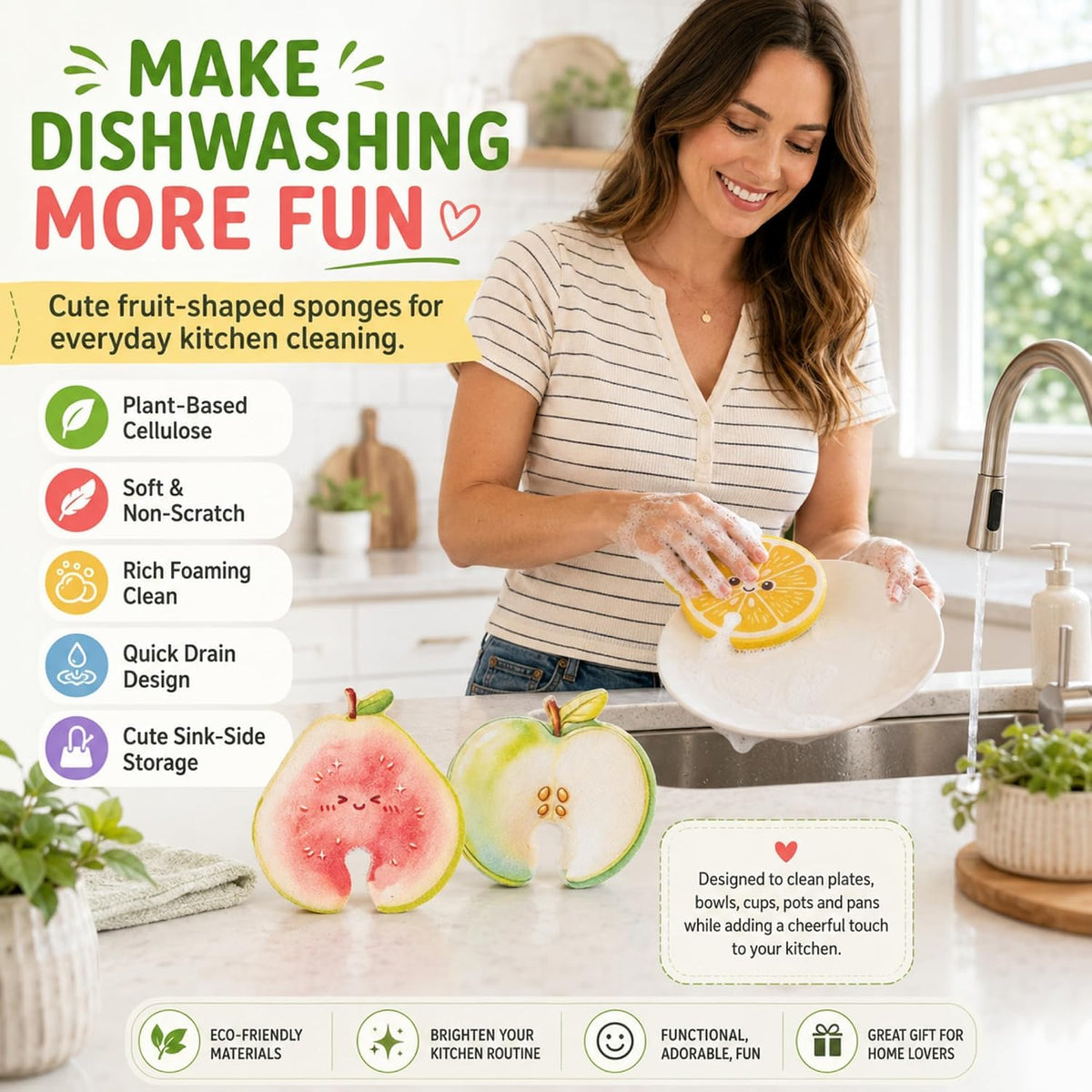 SoftPop™ Kitchen Sponges
